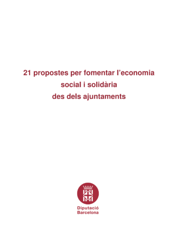 21 propostes per fomentar l'ESS des dels ajuntaments